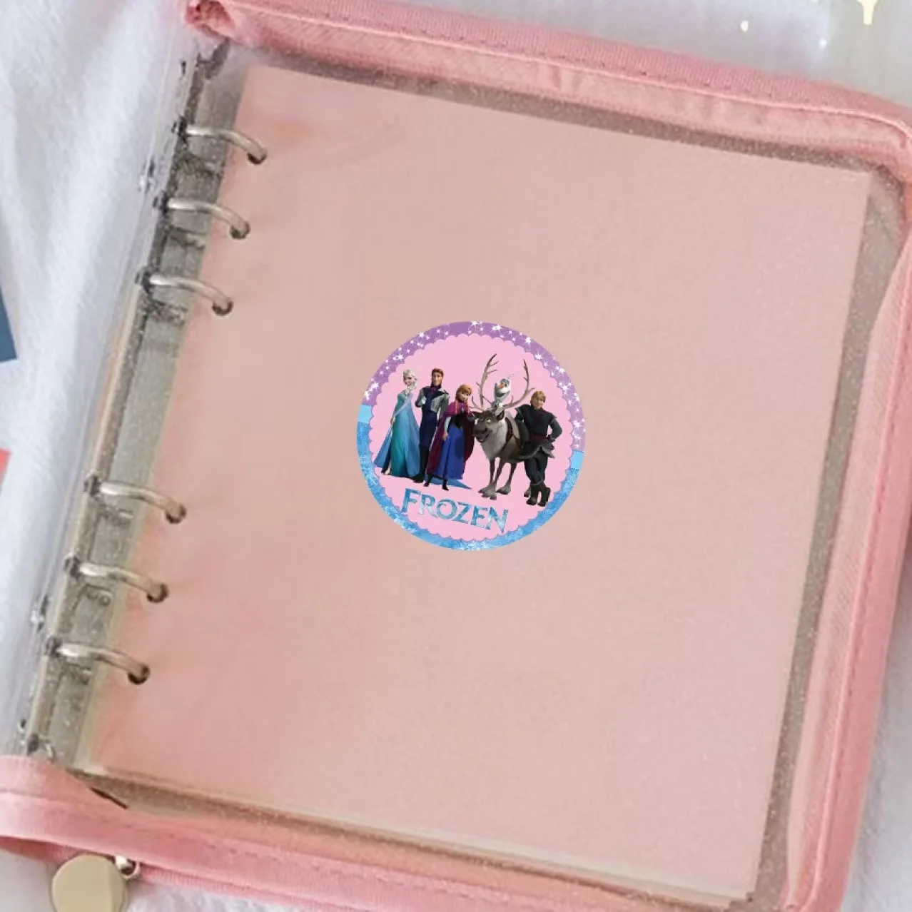 500 قطعة Kawaii المجمدة الأميرة إلسا ملصقات الكرتون لفة DIY بها بنفسك دفتر الكمبيوتر المحمول مكافأة الشارات لطيف ختم تسميات ، kawaii #3