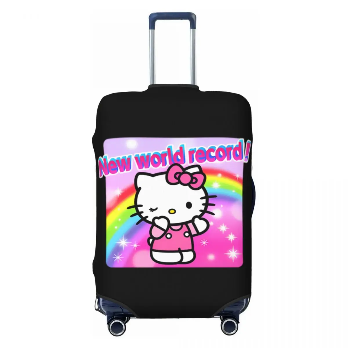 

Hello Kitty Pink Cute Suitcase Cover Travel Vacation Elastic Luggage Accesories Protector