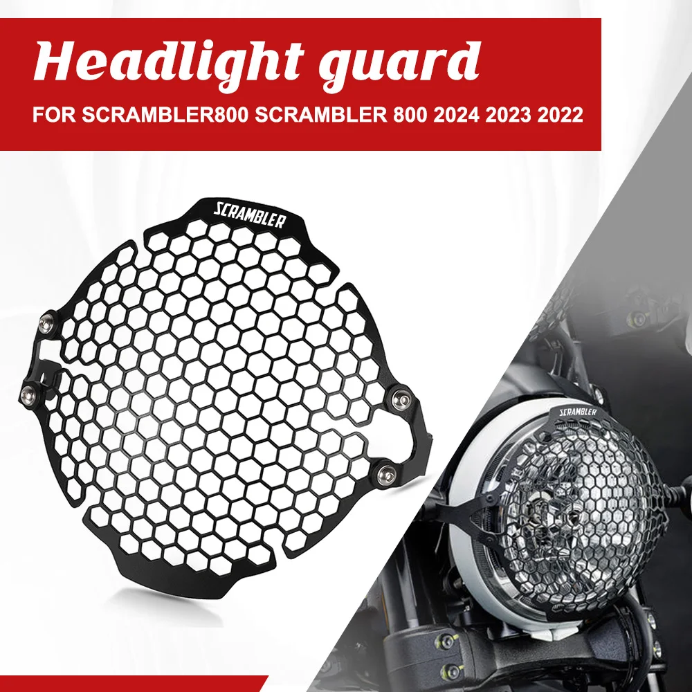 

Motorcycle Headlight Guard Head Lamp Grille Protector Cover For Ducati Scrambler 400 Scrambler 800 2015-2020 2021 2022 2023 2024