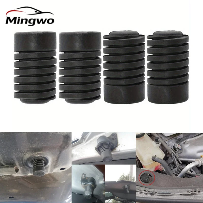 Door Engine Cover Shockproof Cushion Pad Bands Pier Shock Stop Block Universal Car Bonnet Hood Trunk Tailgate Rubber Buffer