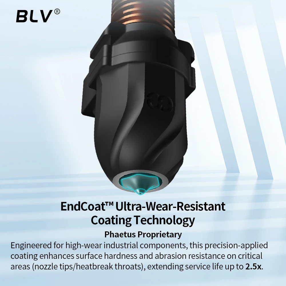 BLV®Phaetus for Flashforge AD5M 5M Pro Conch Hotend High Quality with Detachable Nozzle 0.2 0.4 0.6 0.8mm For Flashforge