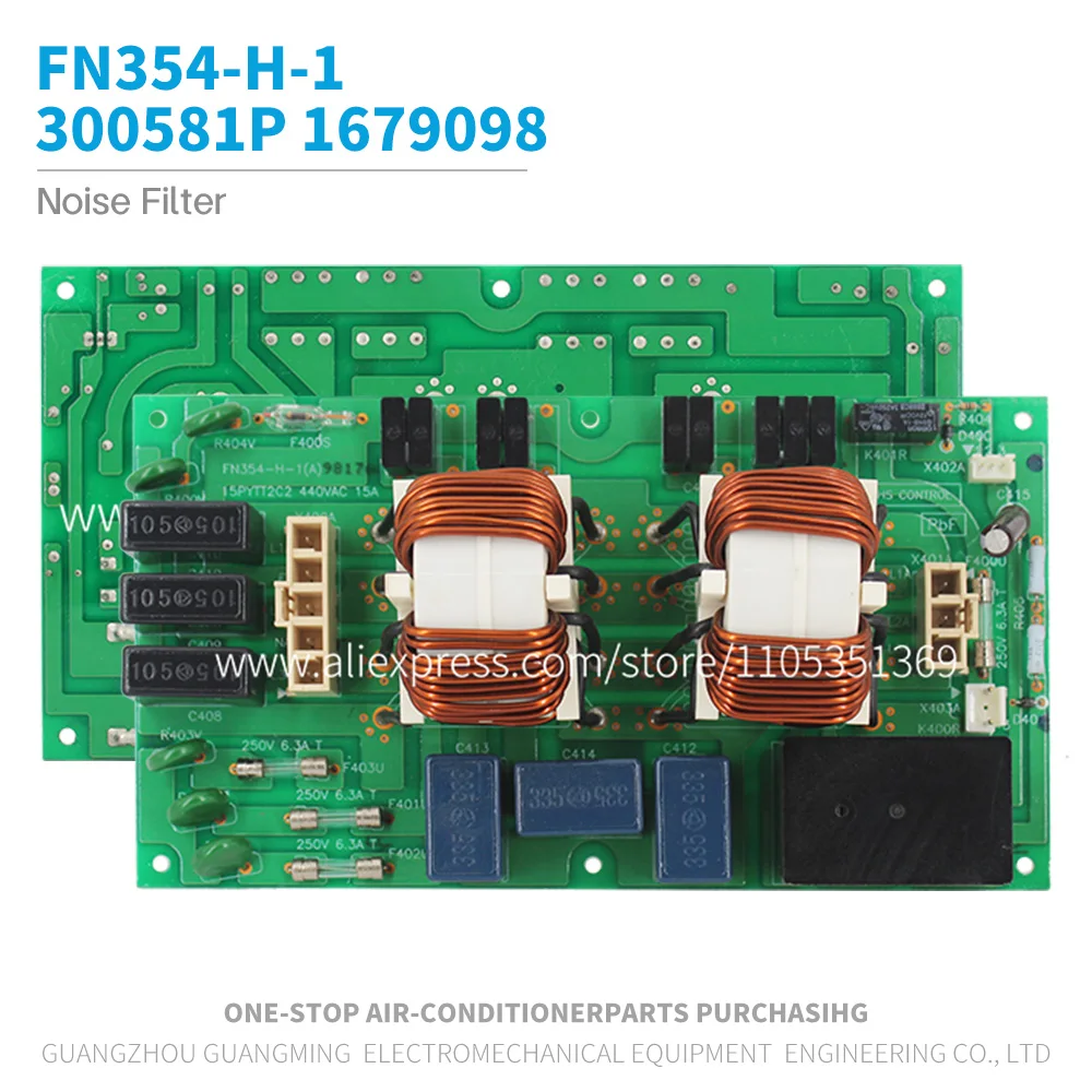 Filtro de ruido FN354-H-1 Número de pieza de PCB 300581P 1679098 Para unidad exterior Daikin Vrv RXHQ8P9W1B REMQ8P7Y1B Nuevo y original