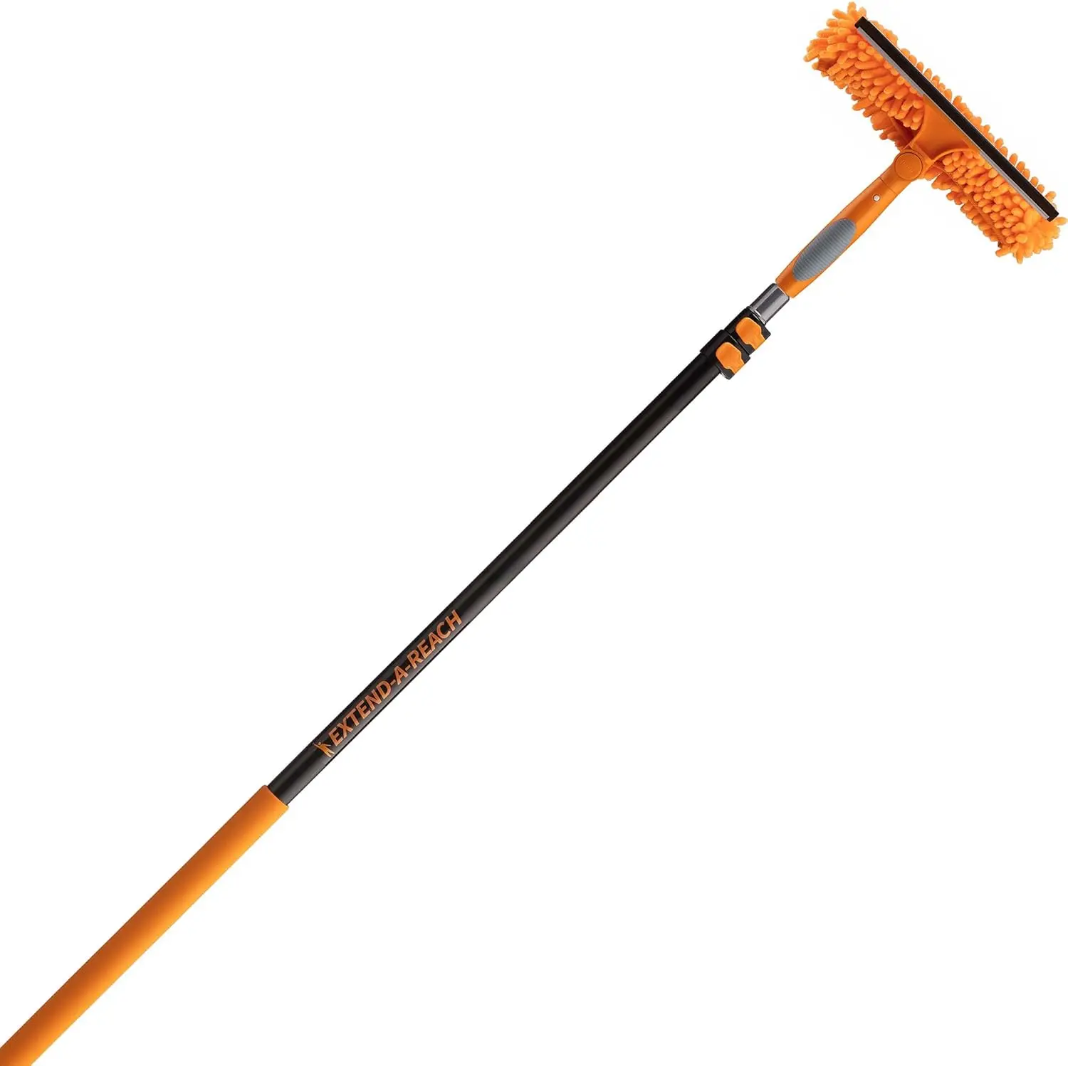 

Kit (24+ Foot Reach) Window Cleaning Tool & Window Washer Squeegee with Telescopic Extension Pole