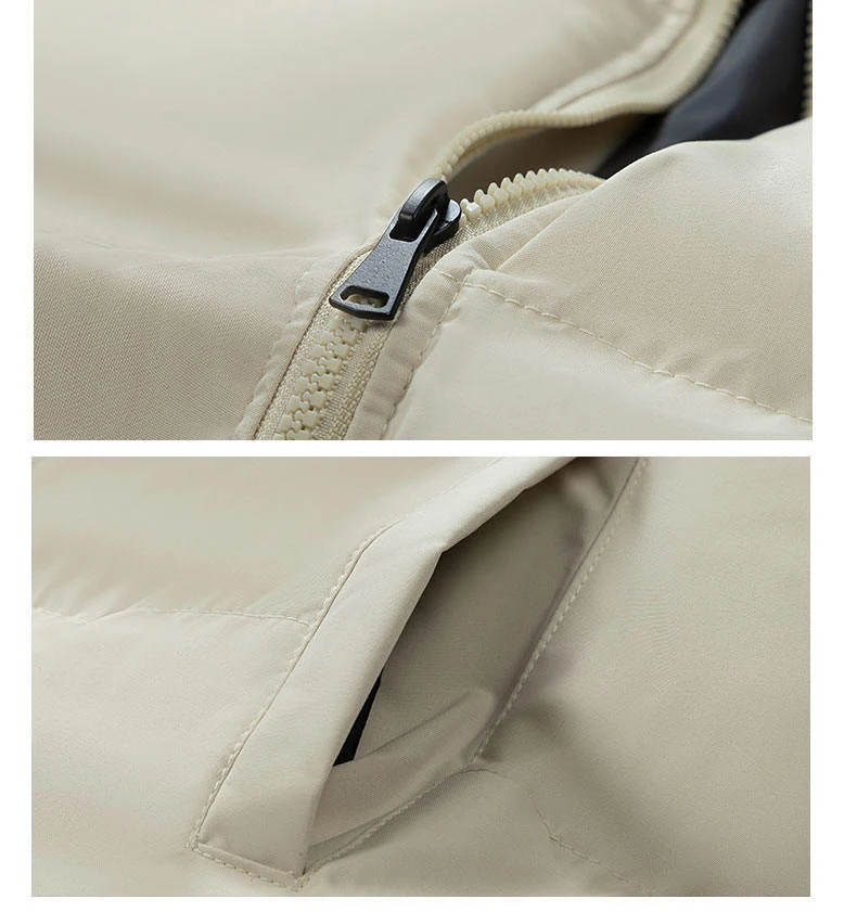 معطف الشتاء الذكور الرجال سترة واقية الموضة سترة معطف سترة الشارع الشهير الخريف يندبروف عادية الدافئة Hombre جديد في الهواء الطلق #4