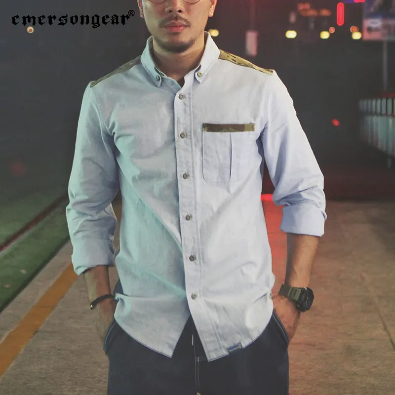 

EmersongearS Тактические рубашки для отдыха Gen3, мужские футболки-поло с длинными рукавами, топы, модная футболка для пешего туризма, повседневного туризма, городской нейлон