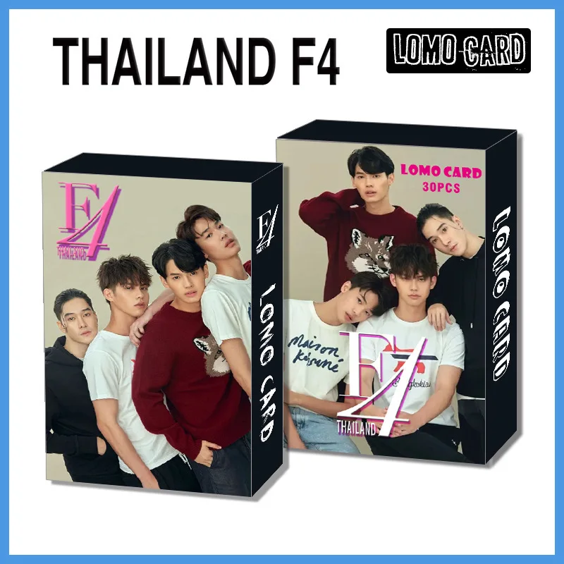 30PCS/Set Thailand Stars Thailand F4 Bright Win OFFGUN LOMO Cards  Photo Cards Album PhotoCard Poster for Fans Collection Gift