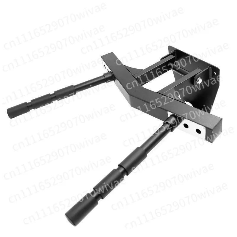 Parallel bar arm flexion and extension integrated adjustable grip distance 90 degrees folding fitness equipment squat rack