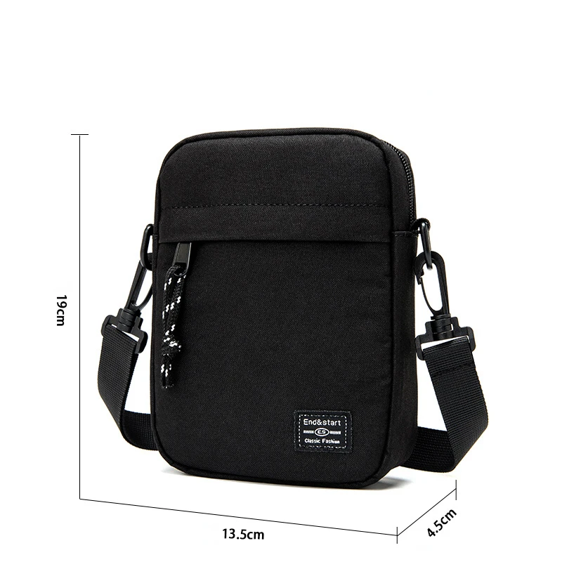 Bolso de hombro pequeño para hombre, mochila Diagonal de moda, bolso de pecho, bolso informal ligero para niño, paquete de cintura para teléfono móvil, maletines