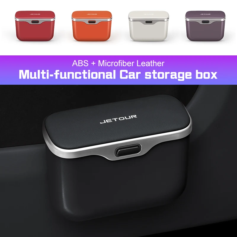 

For Chery T2 T3 Jetour X70 X70SM X90 X95 Plus X95Pro Car Trash Can Waterproof Car Door Hanging Storage Box Backrest Garbage Bin