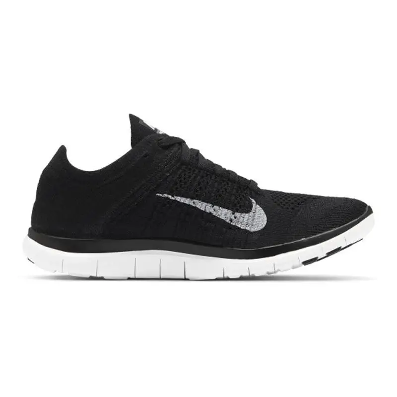  Nike Free 4.0 Flyknit Black White 2020 Women's Sneakers shoes 631050-001