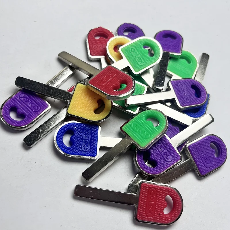 5pcs/lot Color Blank Disc Detainer Key for Shed, Chain, Gate, Garage Key Blank