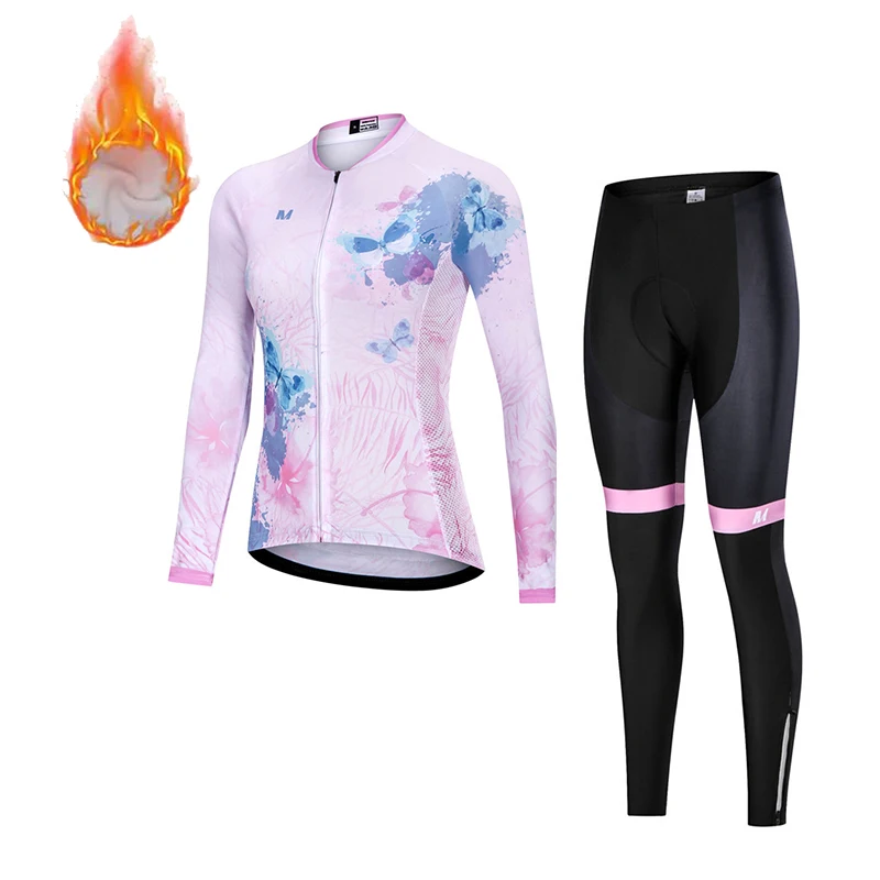 

Women's Cycling MTB Jumpsuit Long Sleeved Tracksuit UV Resistant Bicycle Sportswear Gym Equipment Ciclismo Roupas Femininas