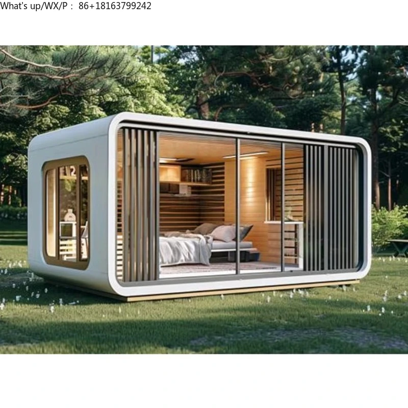 

Customizable Steel Structure Prefabricated House Excellent Smart Ap ple Pod Hotel & Office Park Tiny House for Perfect Living