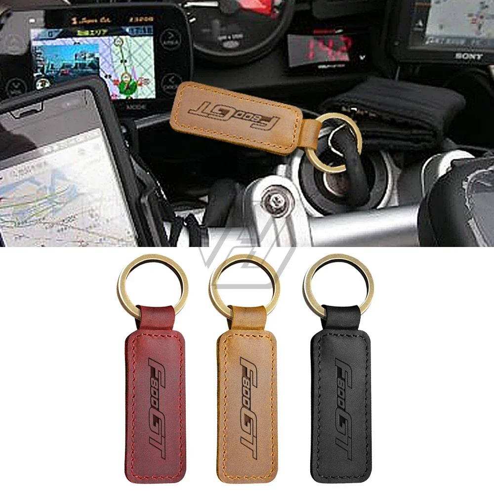 

Motorcycle Keychain Cowhide Key Ring For F800GT F800 GT