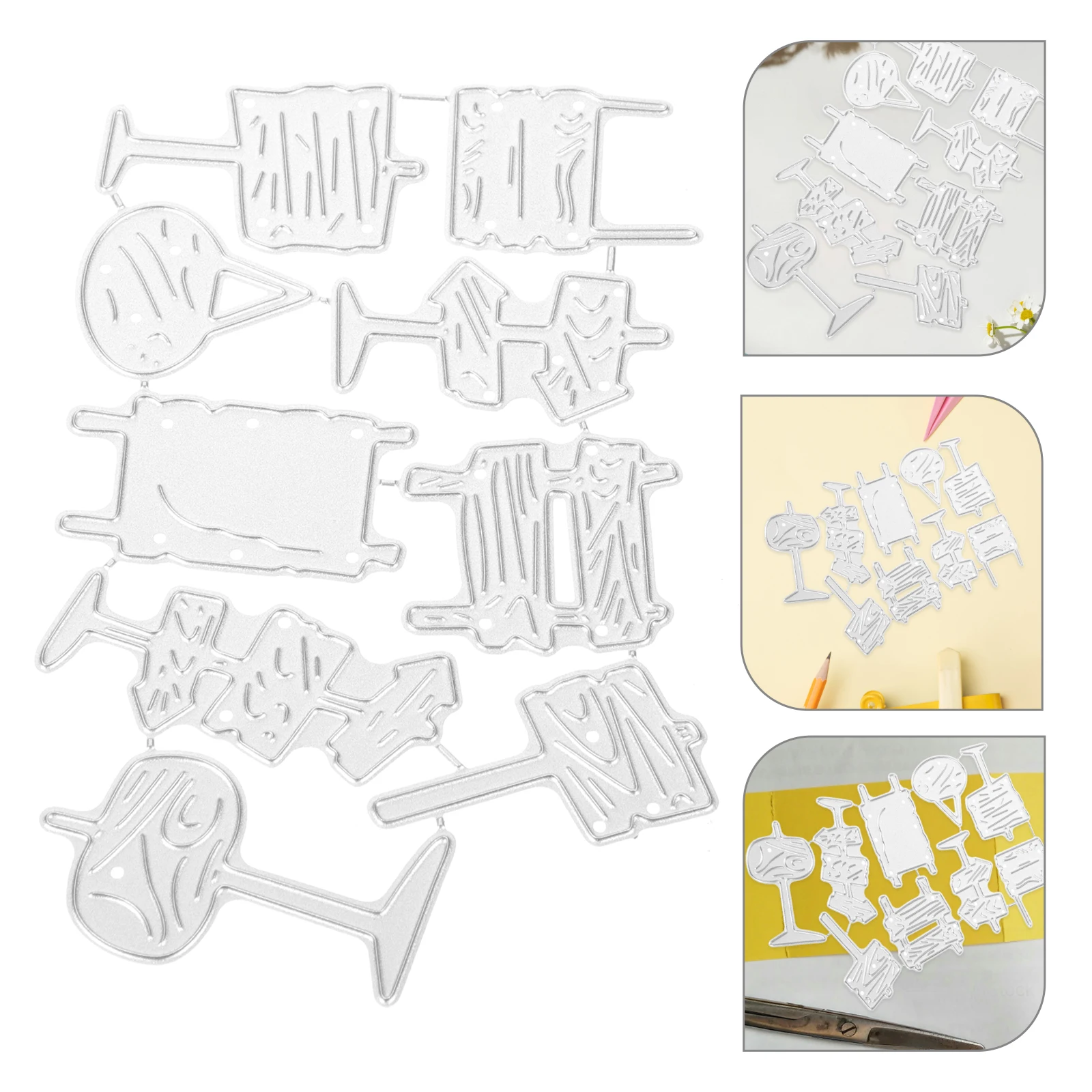 

Metal Knife Mold Card Sign Cutting Dies Carbon Steel Embossing Stencils Template