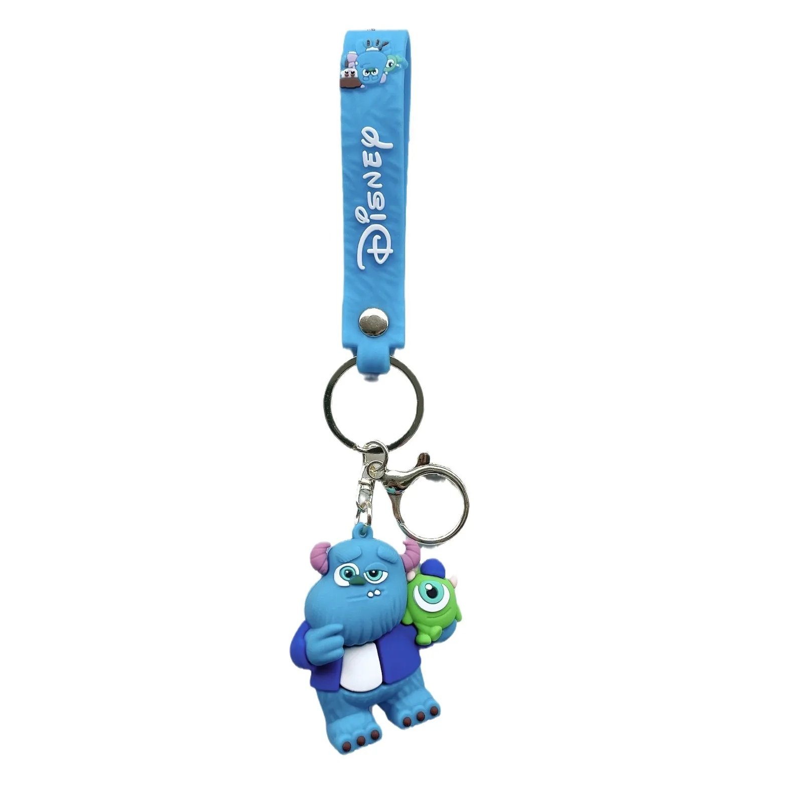 Pixar Master Yoda Rubber Key Ring Cute Yoda Baby Car Backpack Wallet Key-Chain Star Wars Bag Accessories Disney Couple Pendant