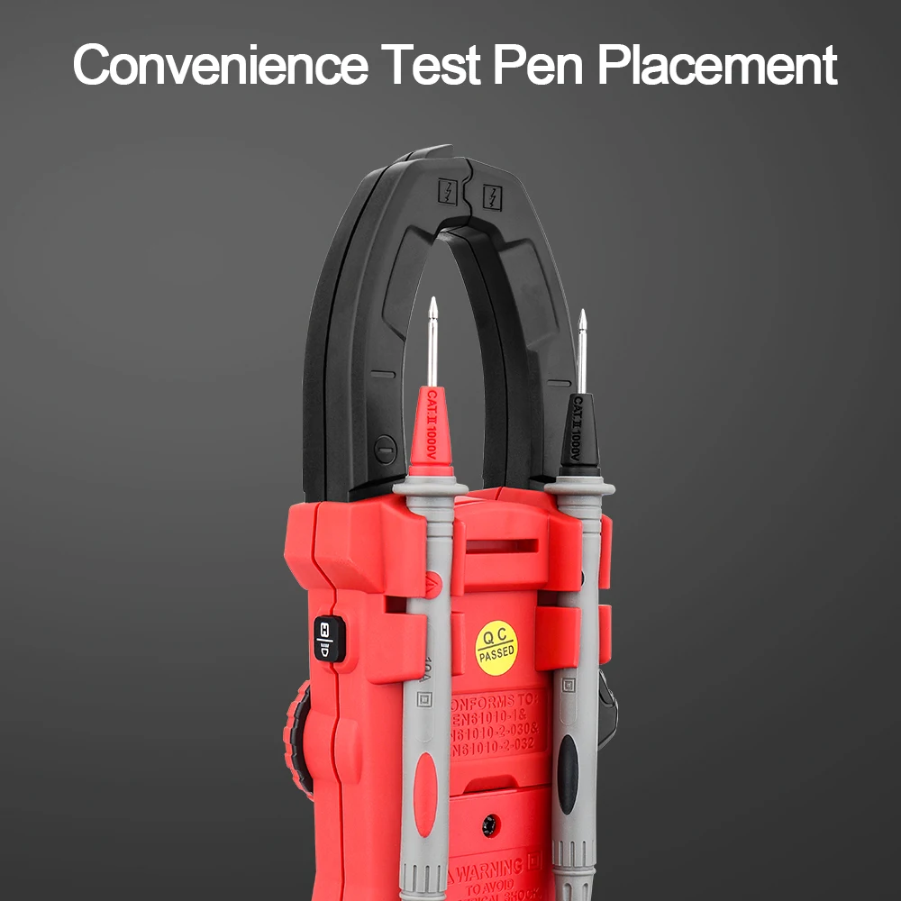 Imagem -03 - Gvda-digital Clamp Meter ac dc Corrente Inrush Tensão Capacitância True Rms Multímetro 6000 Contagens de Alta Precisão Ohm hz Tester