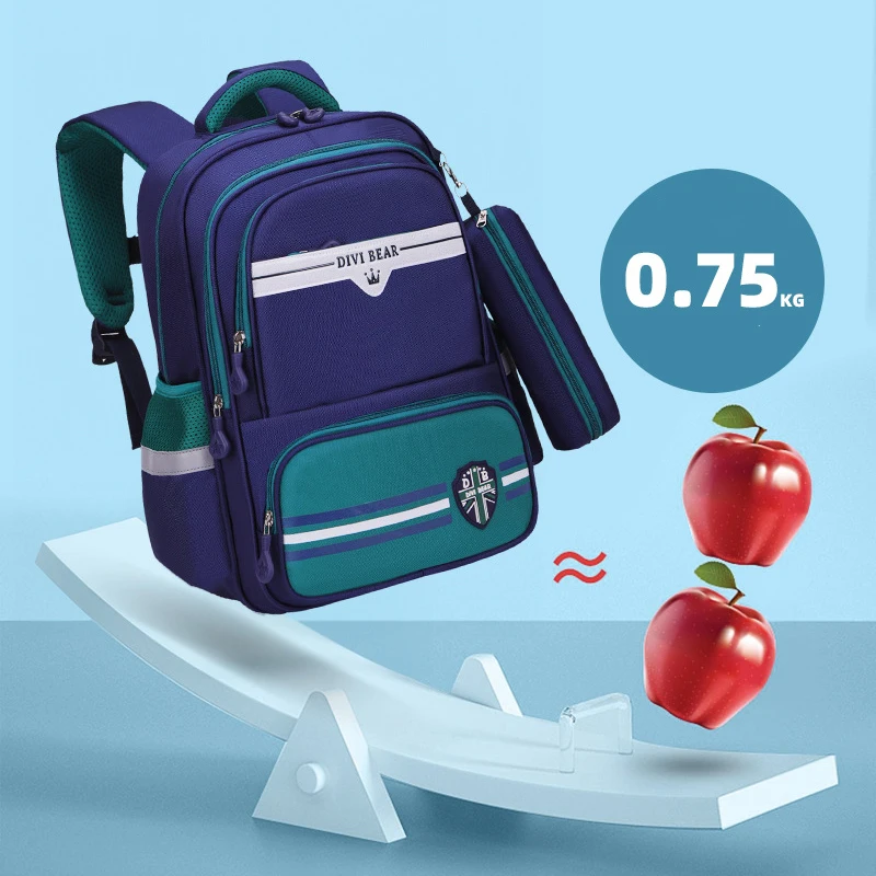 school bag Kids backpack water proof Preschool Ages 6-18 Spine protection Reduce the burden Large capacity