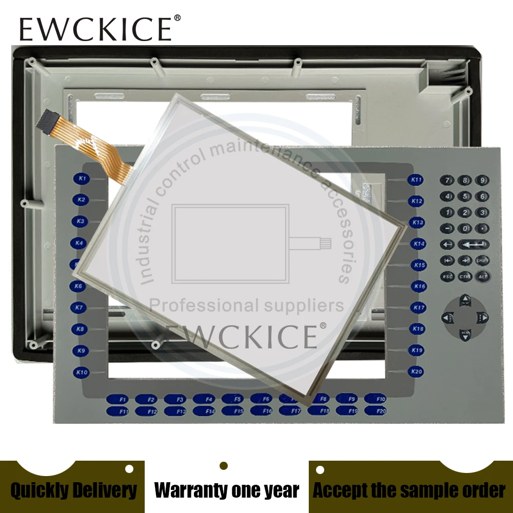 NEW PanelView Plus 1250 HMI 2711P-RDB12C 2711P-RDK12C PLC 2711P-RDB12CX Touch Screen Membrane Keypad Front Plastic Case Shell