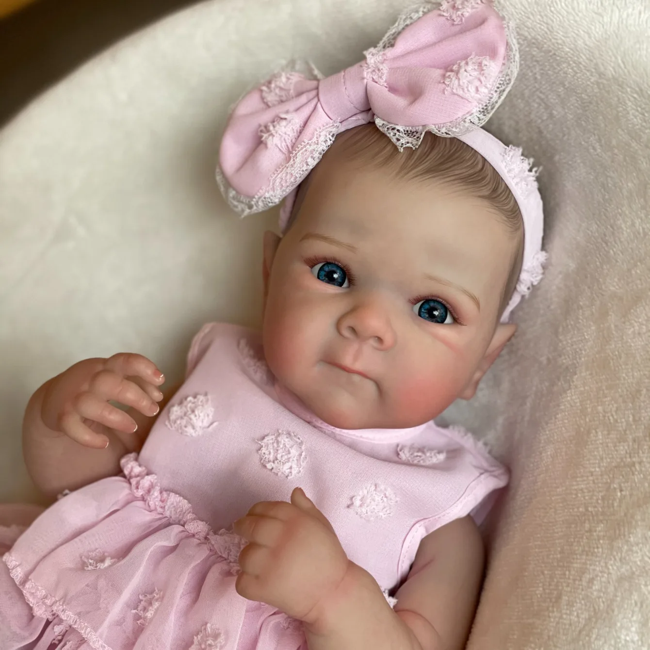 

18 "46 cm Bettie simulation baby reborn doll 3D advanced skin color painting