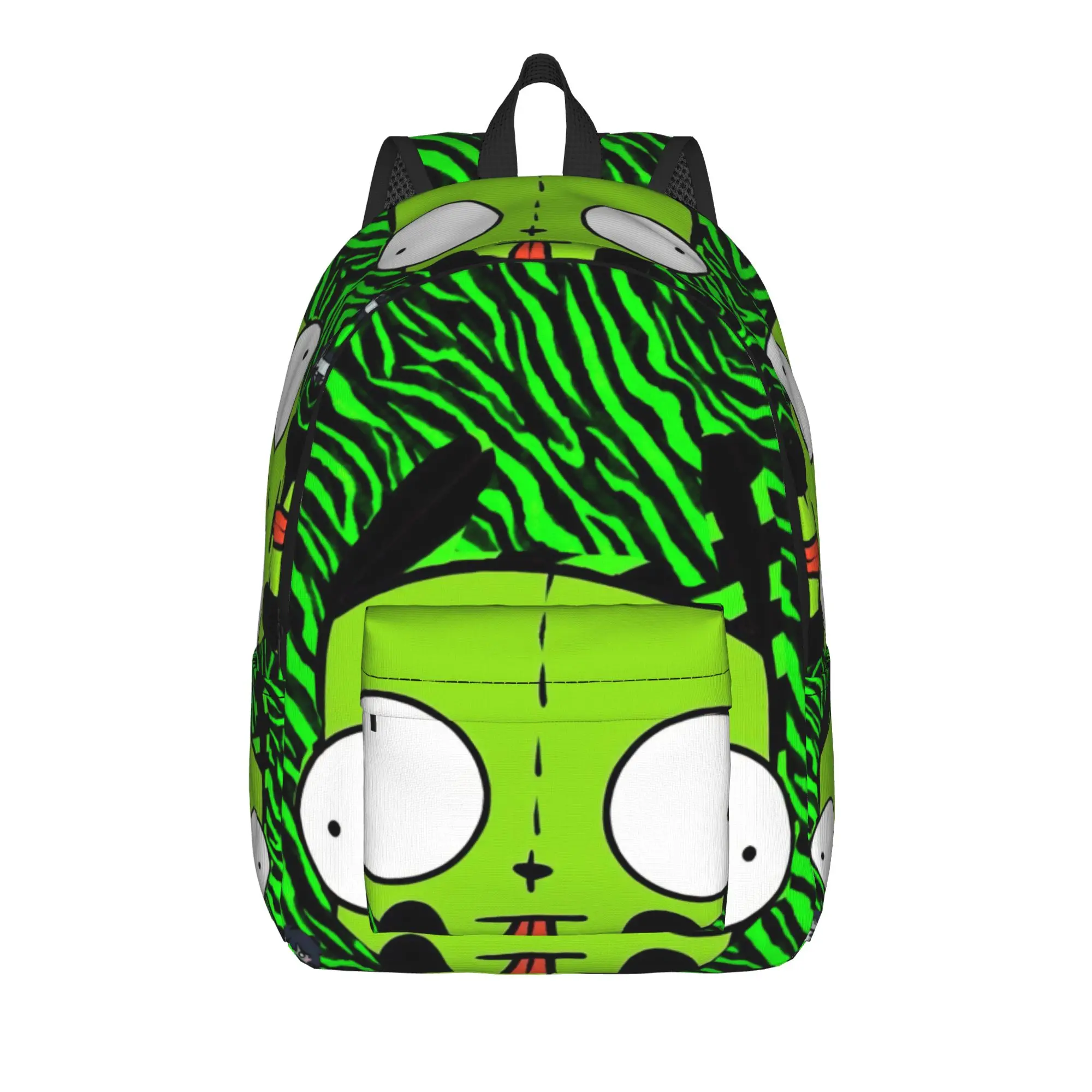 Invader Zim Gir Dib Robot Backpack American Animated Funny Backpacks Boy College Large High School Bags Colorful Rucksack