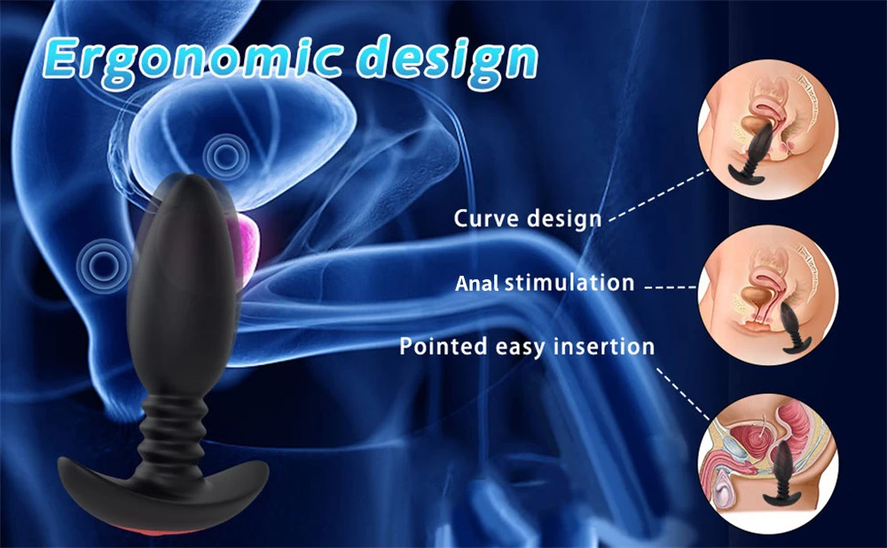 Wireless Remote Control Anal Plug Vibrator for Women Butt Plug Prostate Massager Stimulator Male Masturbator Sex Toy for Men