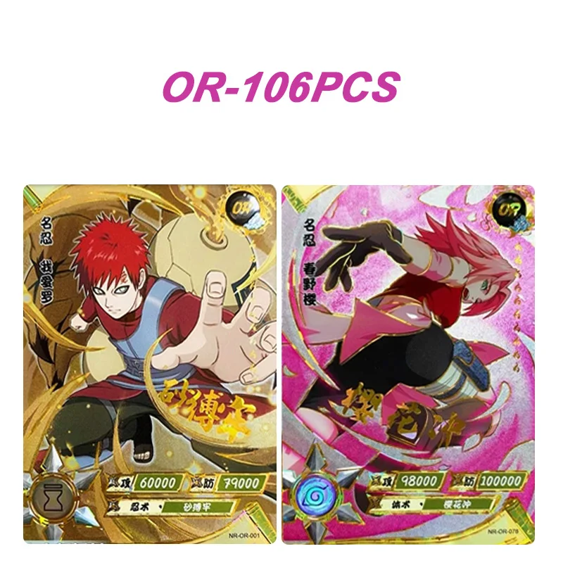 Kayou Naruto Collection Card UR AR SR Card Uzumaki Naruto Uchiha Sasuke Limited Edition Board game card toys Christmas Gift