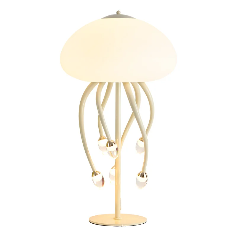 

lighting living room bedroom bedside corner fill light luxury design atmosphere jellyfish table lamp