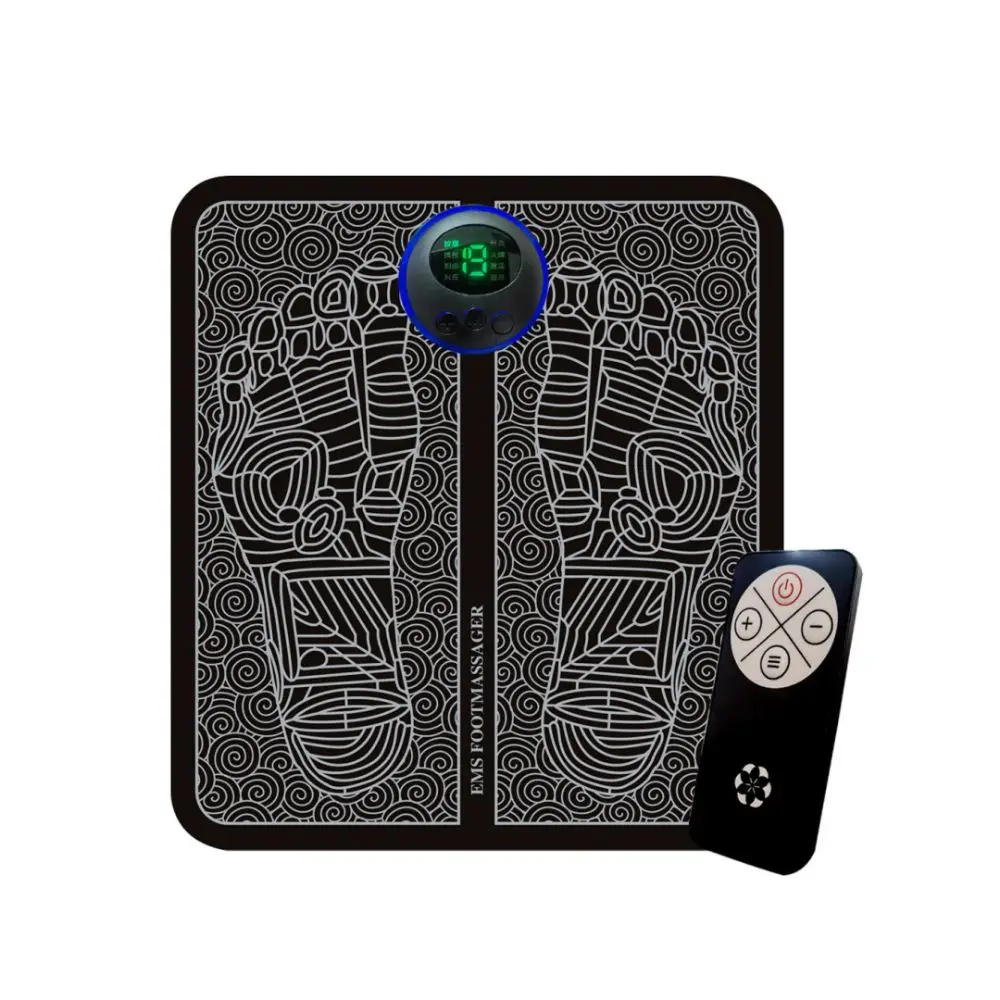 

8 Modes 19 Level Electric Foot Massager USB Charging Improves Blood Circulation Electric Massage Mats Pulse Heating