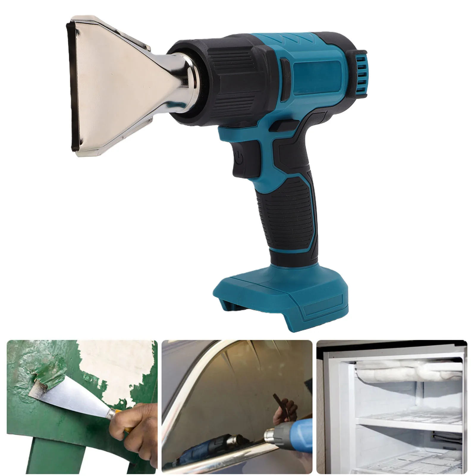 

Беспроводной термофен для аккумулятора Makita 18В, с цифровым ЖК-дисплеем, регулировкой температуры и потока воздуха, модель 122 ℉ -1022 ℉ для уменьшения размера ПВХ-профиля
