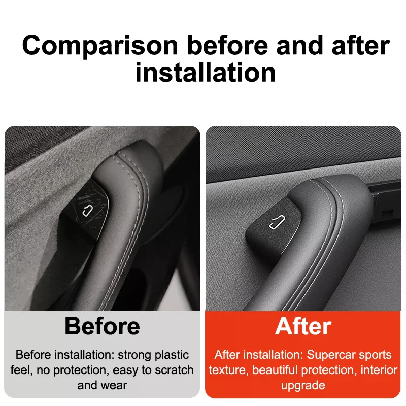 For Y Highland Juniper 2025 Car Interior Suede Door Button Trim Stickers Patch Trim Cover Accessories