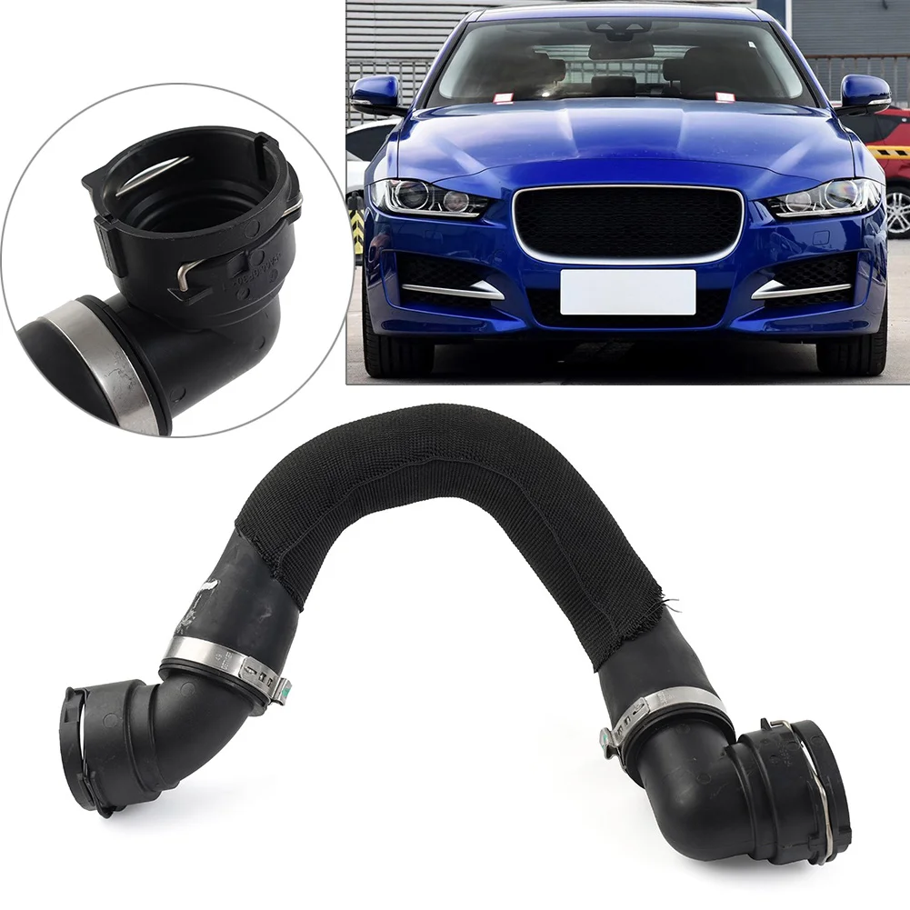 Car Upper Radiator Engine Water Cooling Coolant Hose Pipe Tube For Jaguar XE 2016-2020 For Jaguar XF 2018-2020 2.0L L4