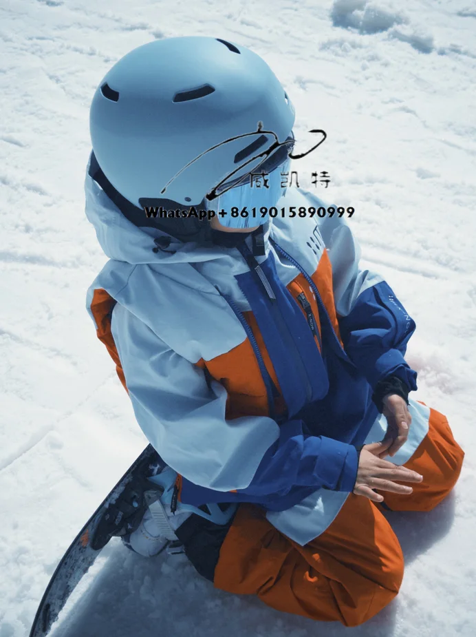 Skijacken Winter Outdoor Winddicht Wasserdicht Warm Snowboardjacke Atmungsaktiv Patchwork Schneemantel