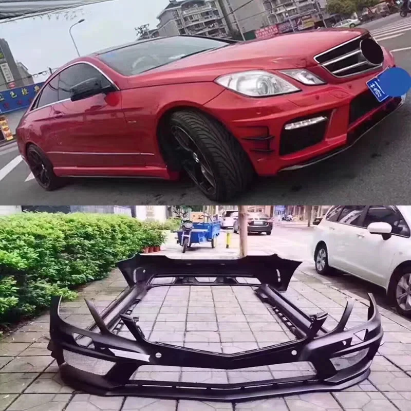

W207 C207 E260 Coupe Pd Style Car Body Kit Frp Unpainted Front Rear Bumper for W207 C207 e Prior