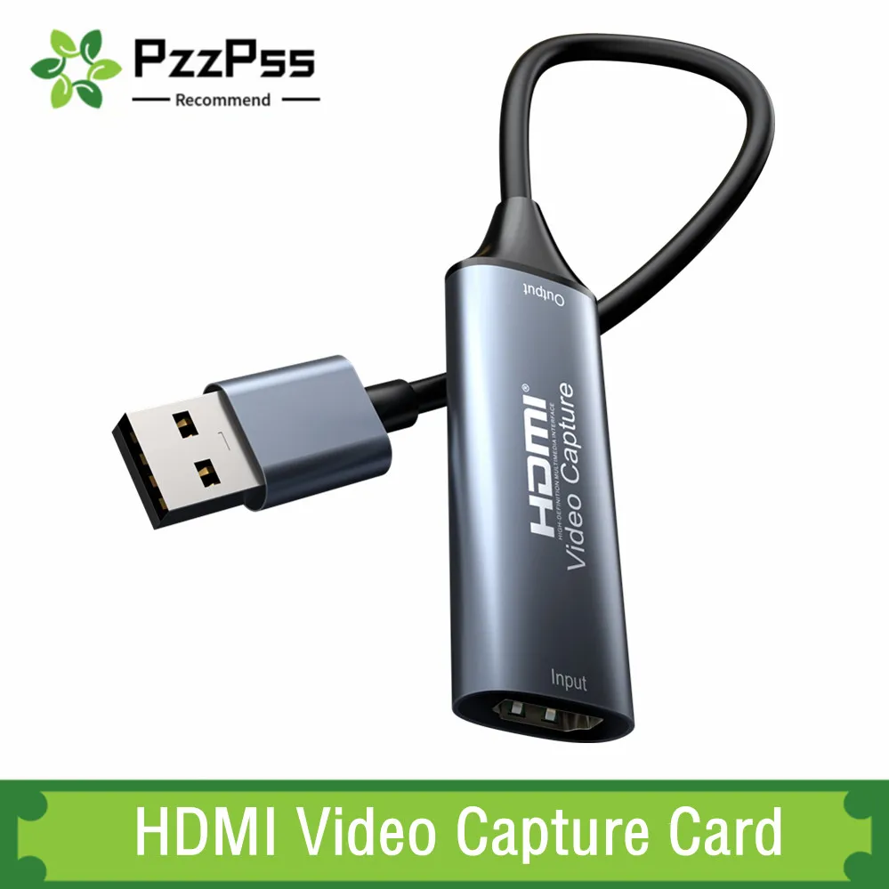 Karta przechwytywania wideo HDMI 4K 30Hz HDMI do USB 2.0 USB 3.0 USB-C pudełko wideo do macbooka PS4 PC nagrywanie kamery DVD
