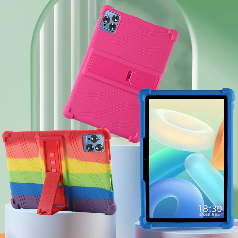 

Shockproof Protector Case for Original Pad 8 Pro Tablet 10.1 inch Android 13 Soft Silicon Protective Shell Stand Cover 2024