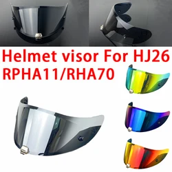 Rpha11 scudo per casco per HJC HJ26 Rpha70 ad alta tenacità protezione solare anti-uv ad alta resistenza lenti elettrolitiche para casco de moto