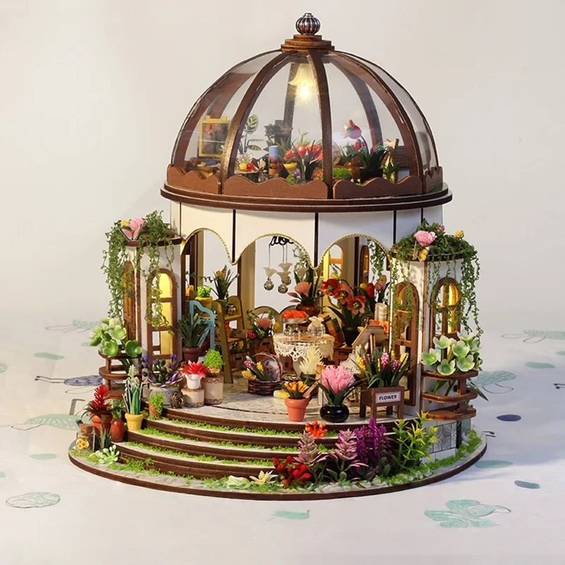 

Hanging Gardens DIY Miniature, 3D Wooden Architectural Wonder Building Kit, Christmas Gift for Adult Crafters