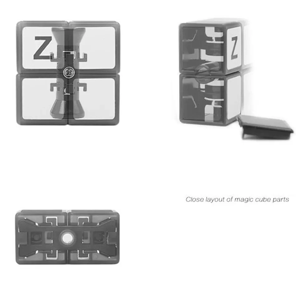 Z-cube 1x2x2 スピードマジックキューブ 122 キューブパズル知育玩具子供のためのギフトおもちゃ