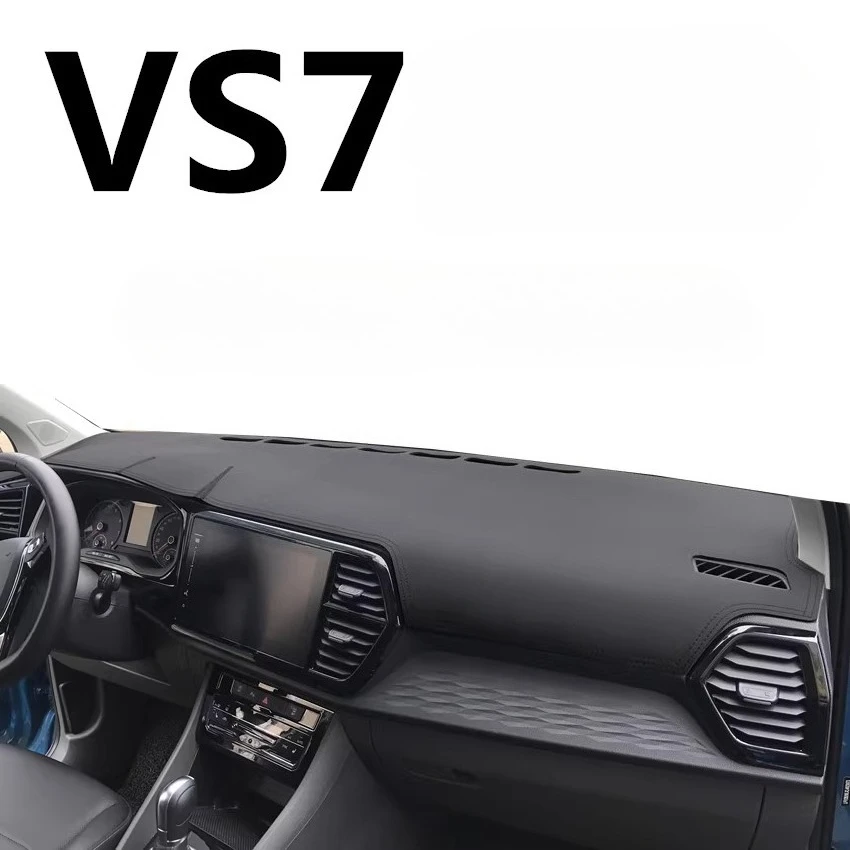 

Кожаный коврик премиум-класса на приборную панель 2025 года для Volkswagen Jetta VS5/VS7 — антибликовый солнцезащитный коврик, нескользящая накладка на приборную панель