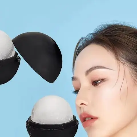 1個入りアイスローラー、顔と目のための美顔アイスローラー、スキンケアツール、アイスフェイシャルキューブ、シリコン製アイスモールド、美容アクセサリー