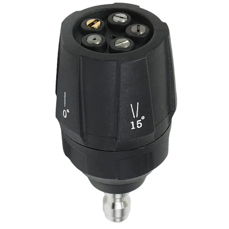 

Многоструйная насадка RMWIN с быстроразъемным соединением из латуни 1/4 дюйма — премиум-качество, 5-ступенчатая конструкция, универсальная для автомойки, садовых инструментов и многого другого