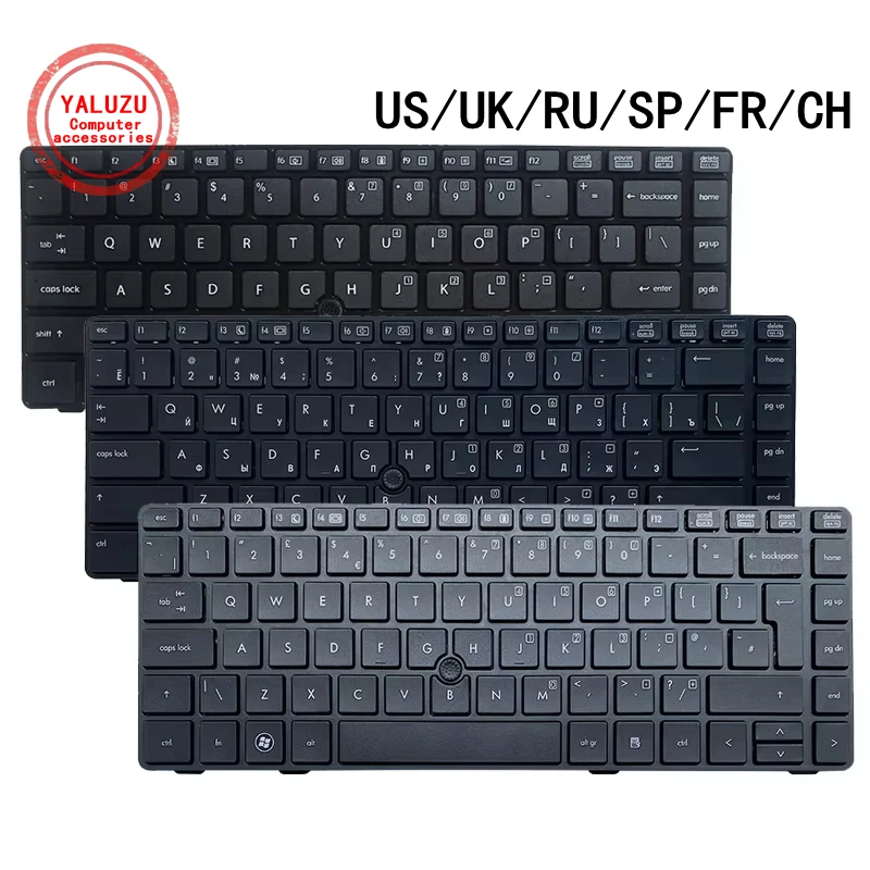 

Новая клавиатура для ноутбука HP 8470B 8470P 8470W 8460P 8460P 8460W 6470 6460B 6470B 6470B