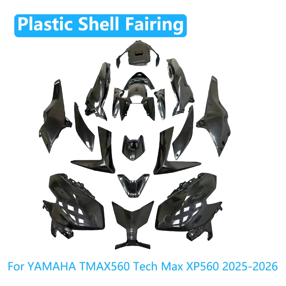 

For YAMAHA TMAX560 Tech Max XP560 2025-2026 Motorcycle ABS Plastic Shell Fairing Bodywork Kit Panel Set Accessories