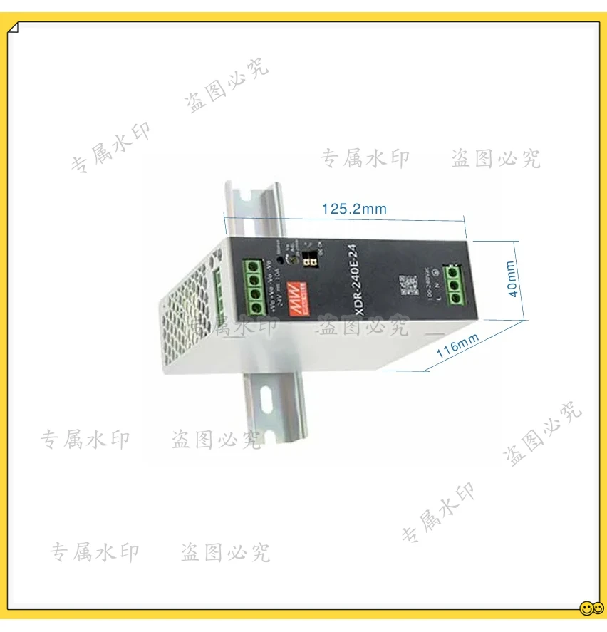 forMEAN WELL 240W AC/DC Economical Ultra Slim IndustrialDlN Rail Power   XDR-240E-12   XDR-240E-24   XDR-240E-36   XDR-240E-48