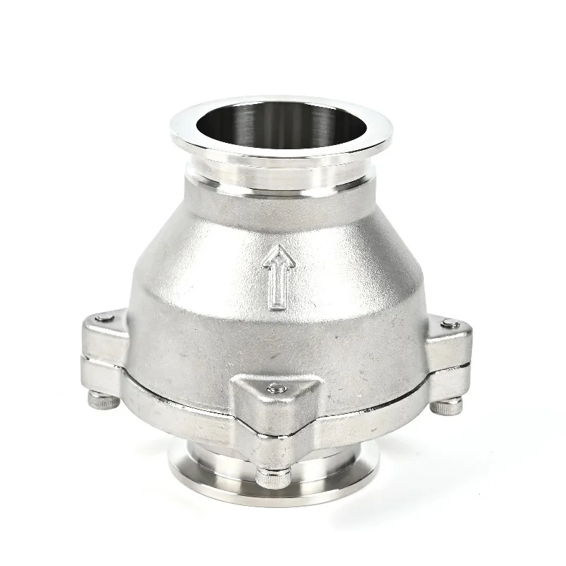 Oen-Way NW16-50 Manual Check Valve Non-Return KF16-KF50 Stainless Steel SS304 SS316L PTFE Seals for Gas Media OEM ODM