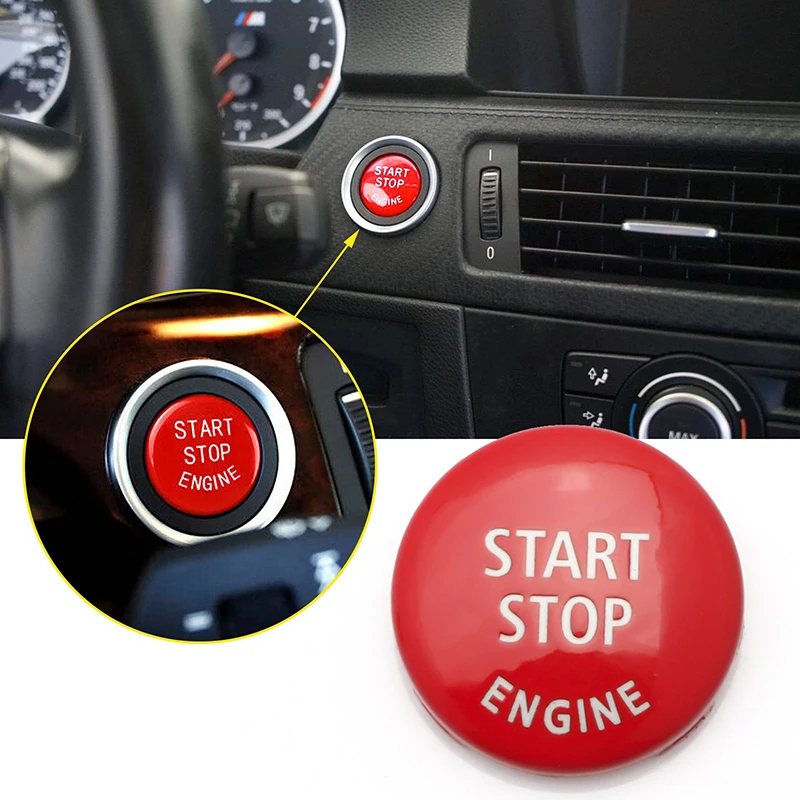 

Car Engine Start Stop Button Replace Cover Switch Decor Ring Without "OFF" Function For BMW E Chassis E90 E91 E92 E93 E60 E84