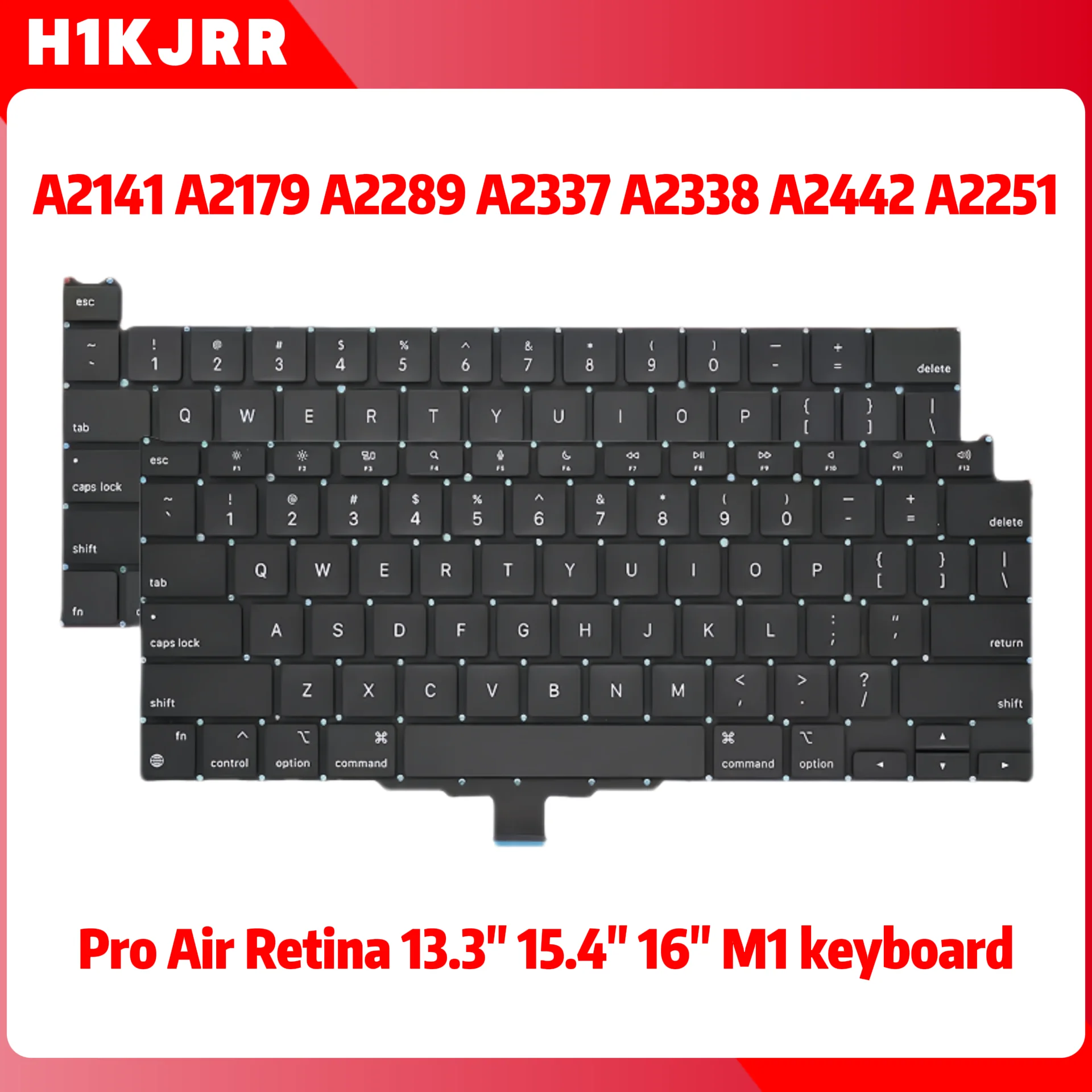 

Wholesale keyboard For Macbook Pro Air Retina 13.3“ 15.4” 16" M1 US Keyboard A2141 A2179 A2289 A2337 A2338 A2442 A2251