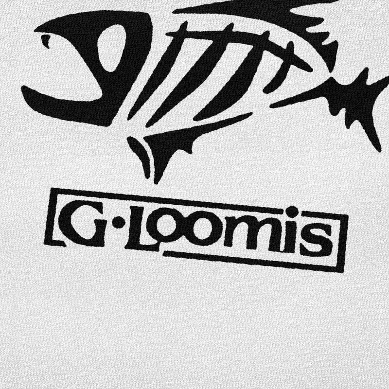 Custom Black Gloomis Fly Fishing T Shirt for Men Soft Cotton Tshirt Awesome Tee Short Sleeves T-shirt Loose Fit Apparel