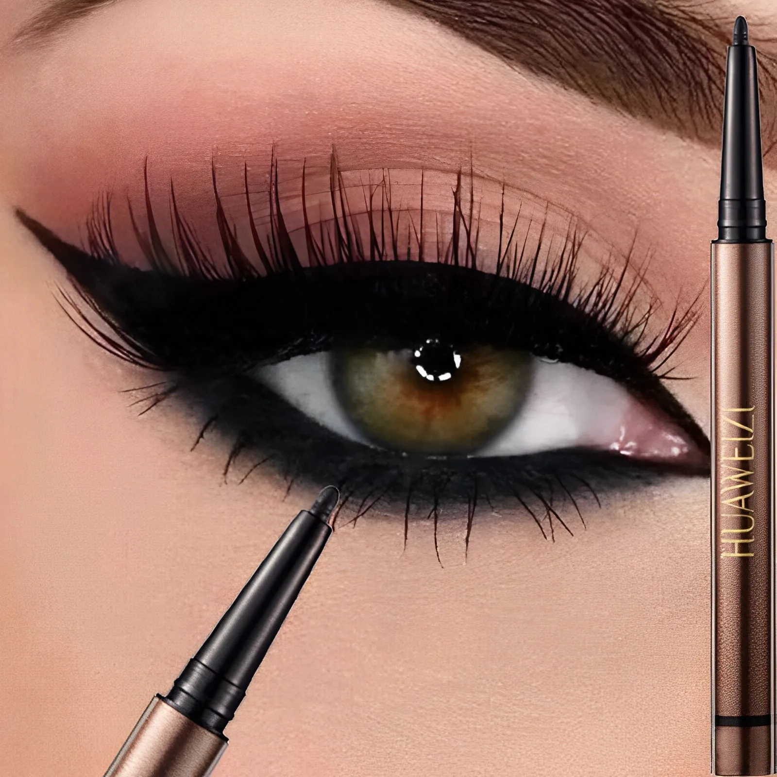 Matita Gel per Eyeliner nero opaco ad asciugatura rapida matita per occhi impermeabile Anti-sudore duraturo rosso blu marrone penna per Eyeliner trucco Comestics